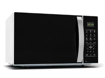 Micro-ondas Britânia BMO38 33 Litros Limpa Fácil 1400W Branco com Preto 220V