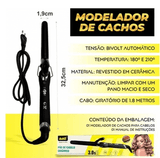 Modelador de cachos - CILLY -  Estilo BabyLiss - Cerâmica - 110v e 220v