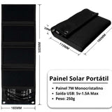 Painel Solar Portátil - Shop Cotidiano