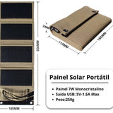 Painel Solar Portátil - Shop Cotidiano