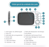 Babá Eletrônica Sem Fio Vídeo Voz E Visão Noturna C/ Monitor Bivolt - Shop Cotidiano