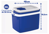 Caixa Térmica Cooler Com Alça - 32L