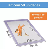 Tapete Higiênico Cachorro - Higilui - 50 Unidades - 1ª Linha (80x60)